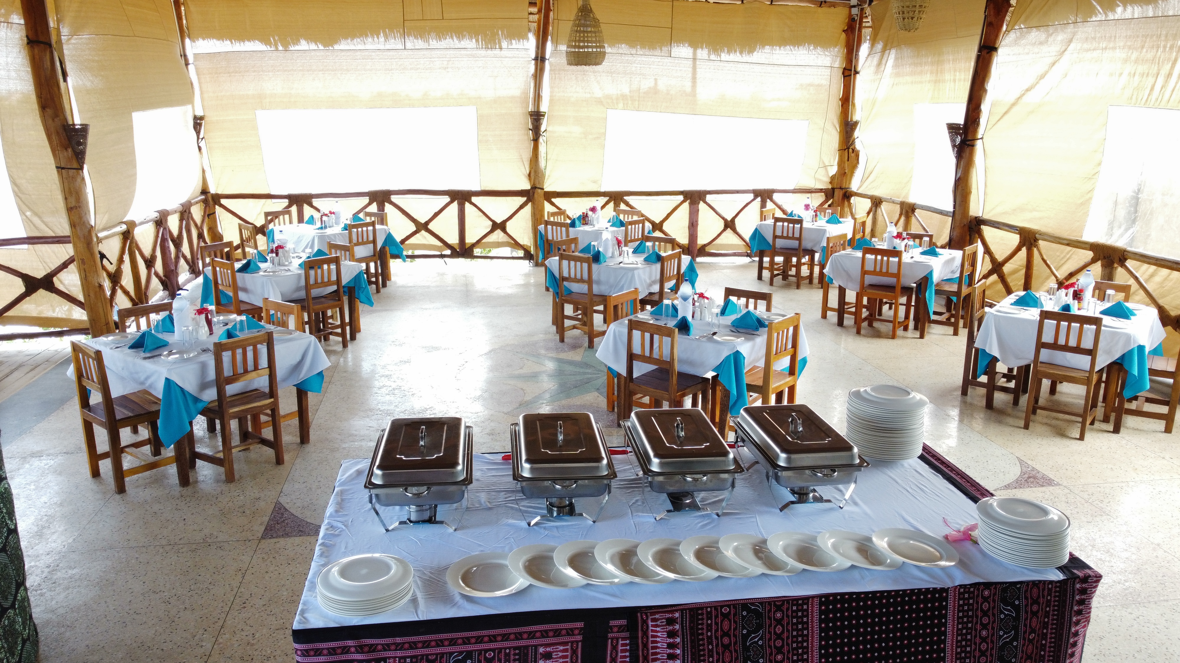 Dining at Jabali - Jabali Bungalows Lodge in Paje, Zanzibar
