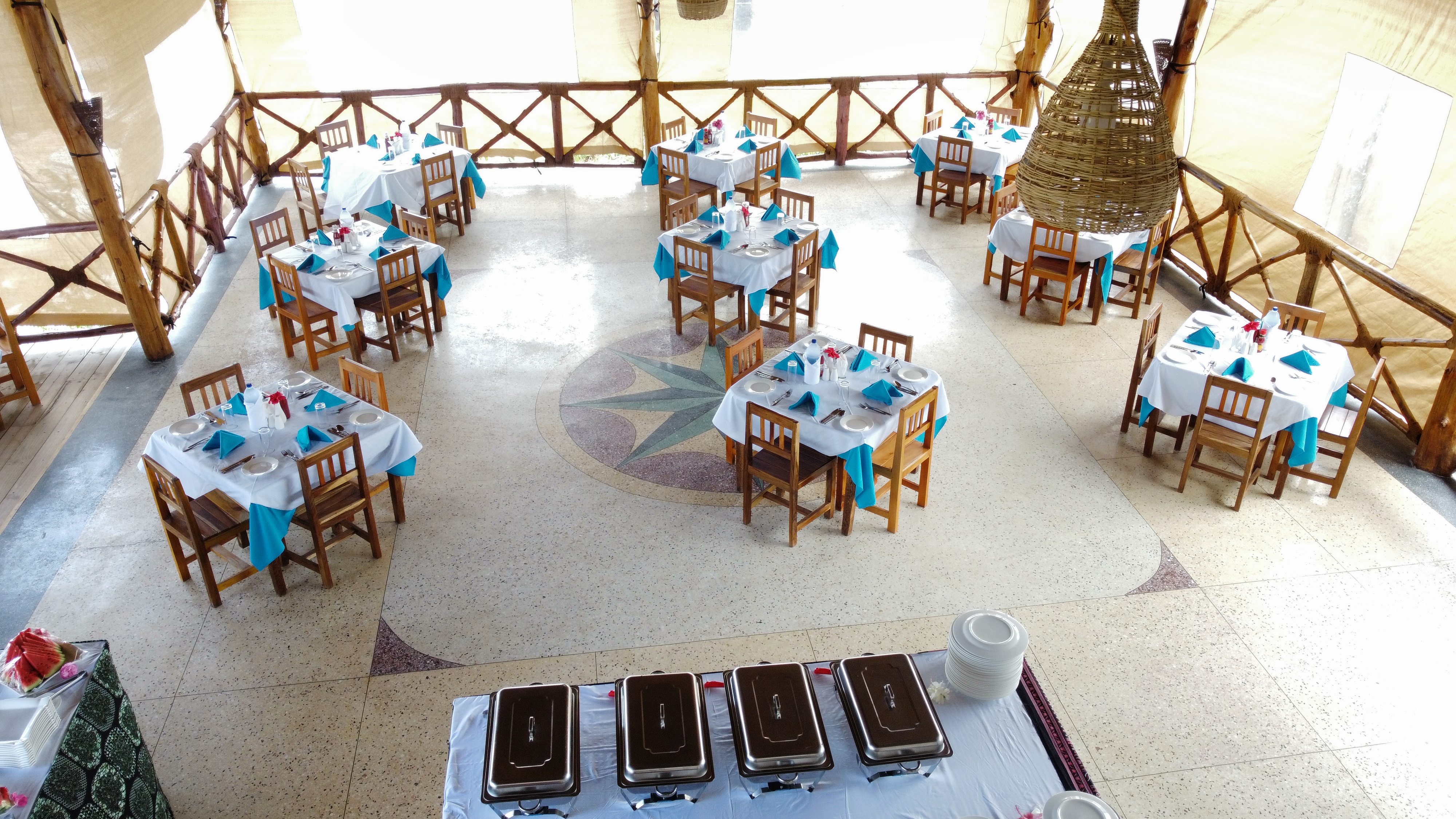 Dining at Jabali - Jabali Bungalows Lodge in Paje, Zanzibar
