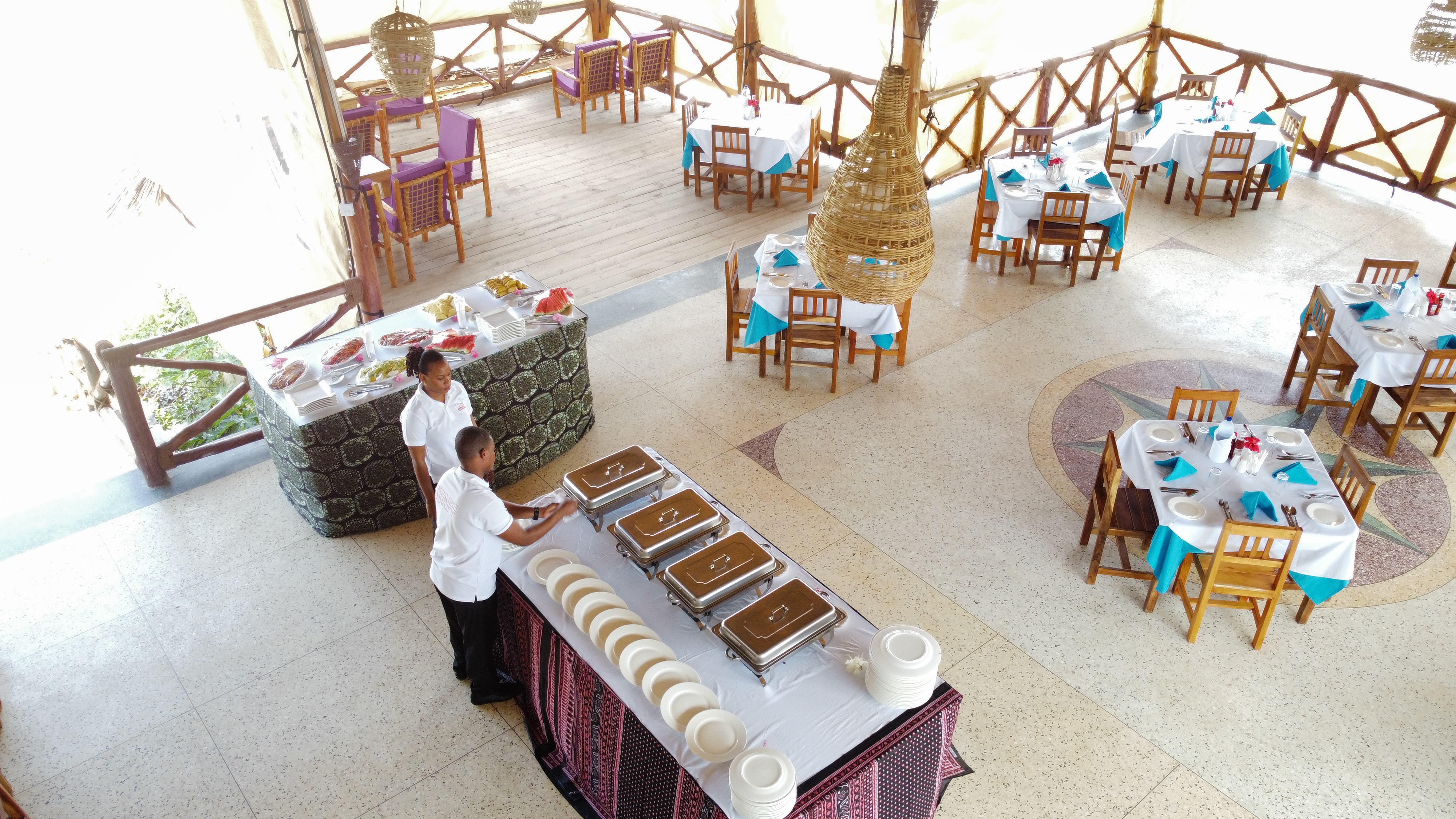 Dining at Jabali - Jabali Bungalows Lodge in Paje, Zanzibar