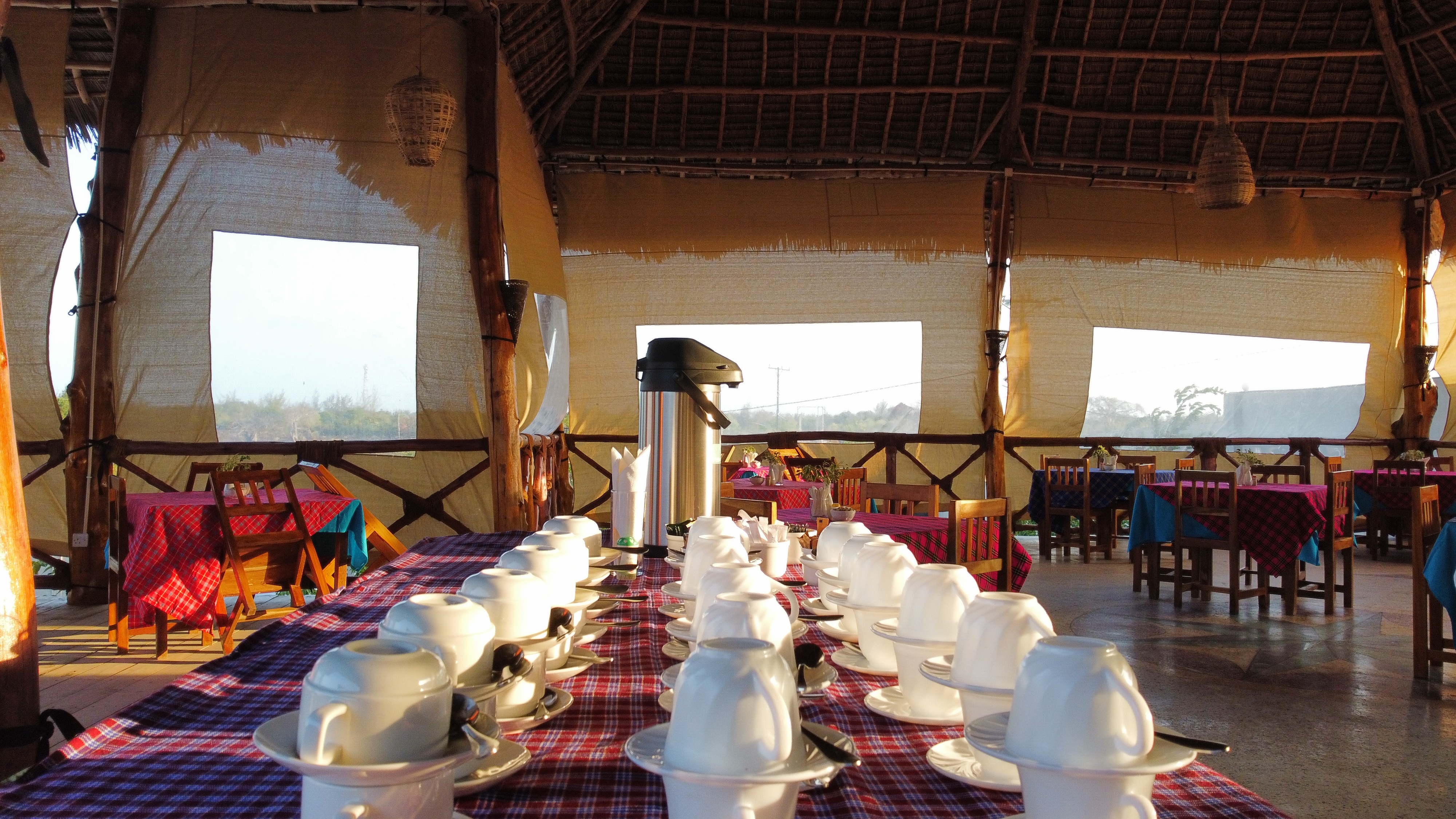 Dining at Jabali - Jabali Bungalows Lodge in Paje, Zanzibar
