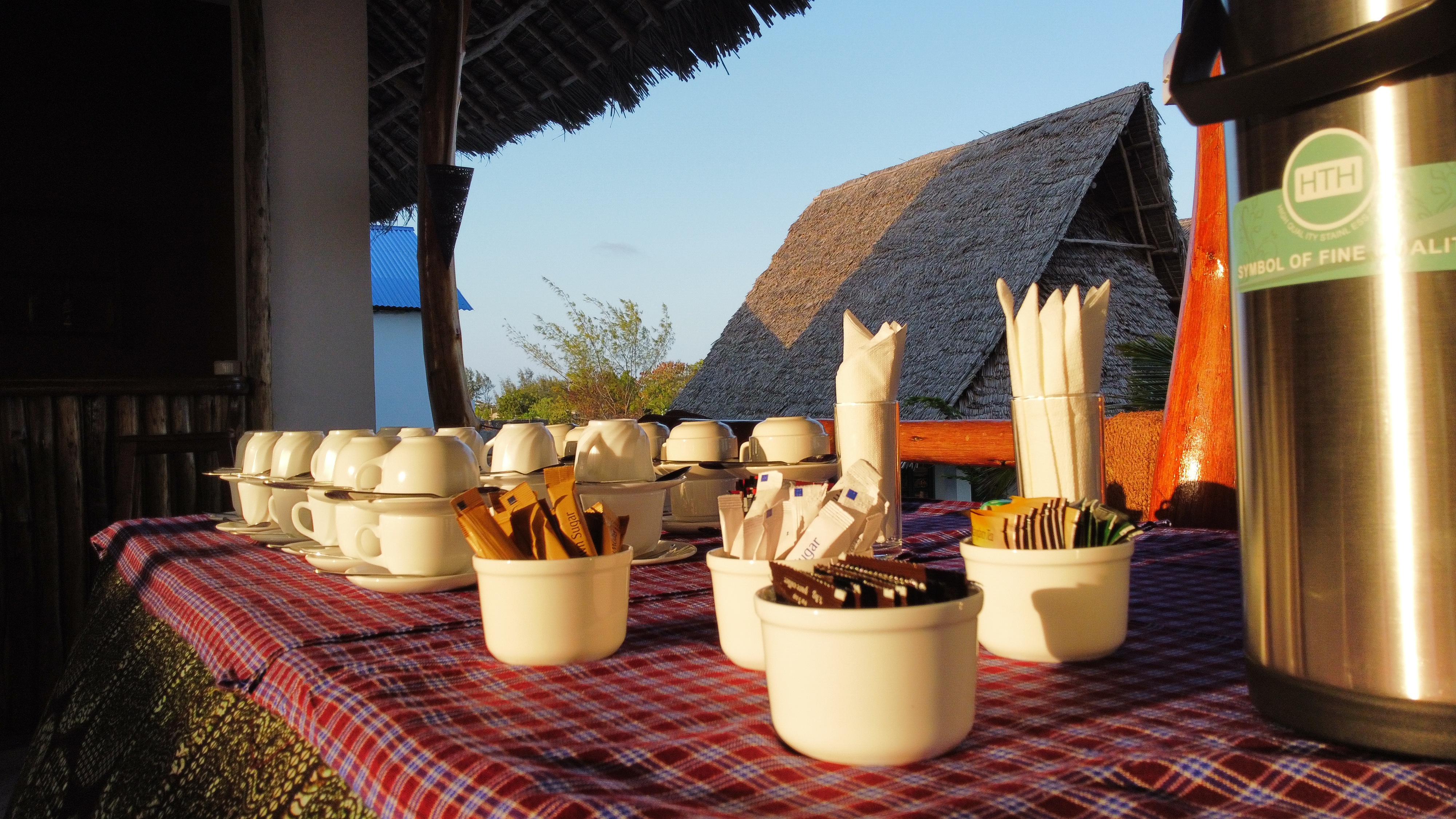 Dining at Jabali - Jabali Bungalows Lodge in Paje, Zanzibar