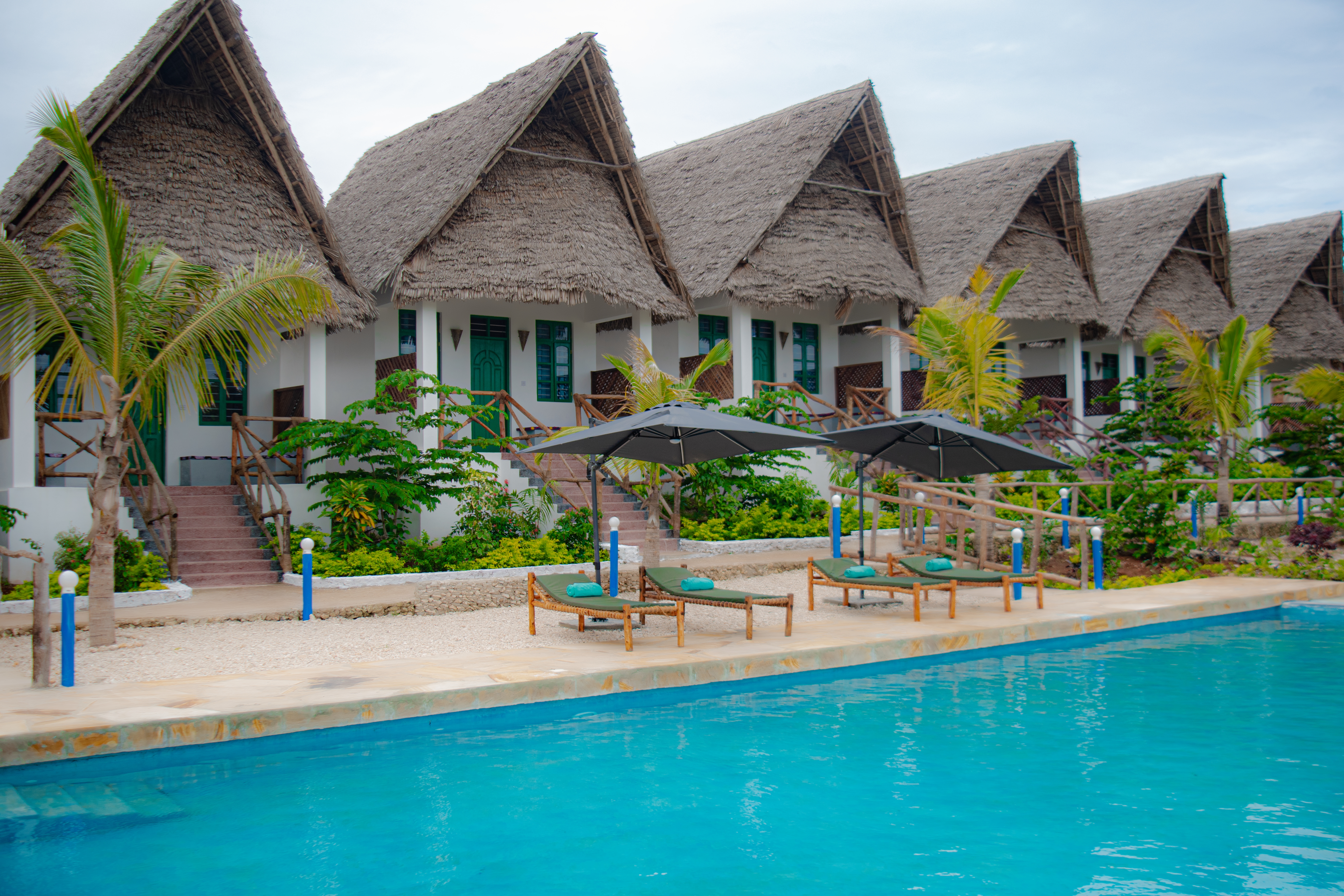 Tropical Surroundings - Jabali Bungalows Lodge in Paje, Zanzibar