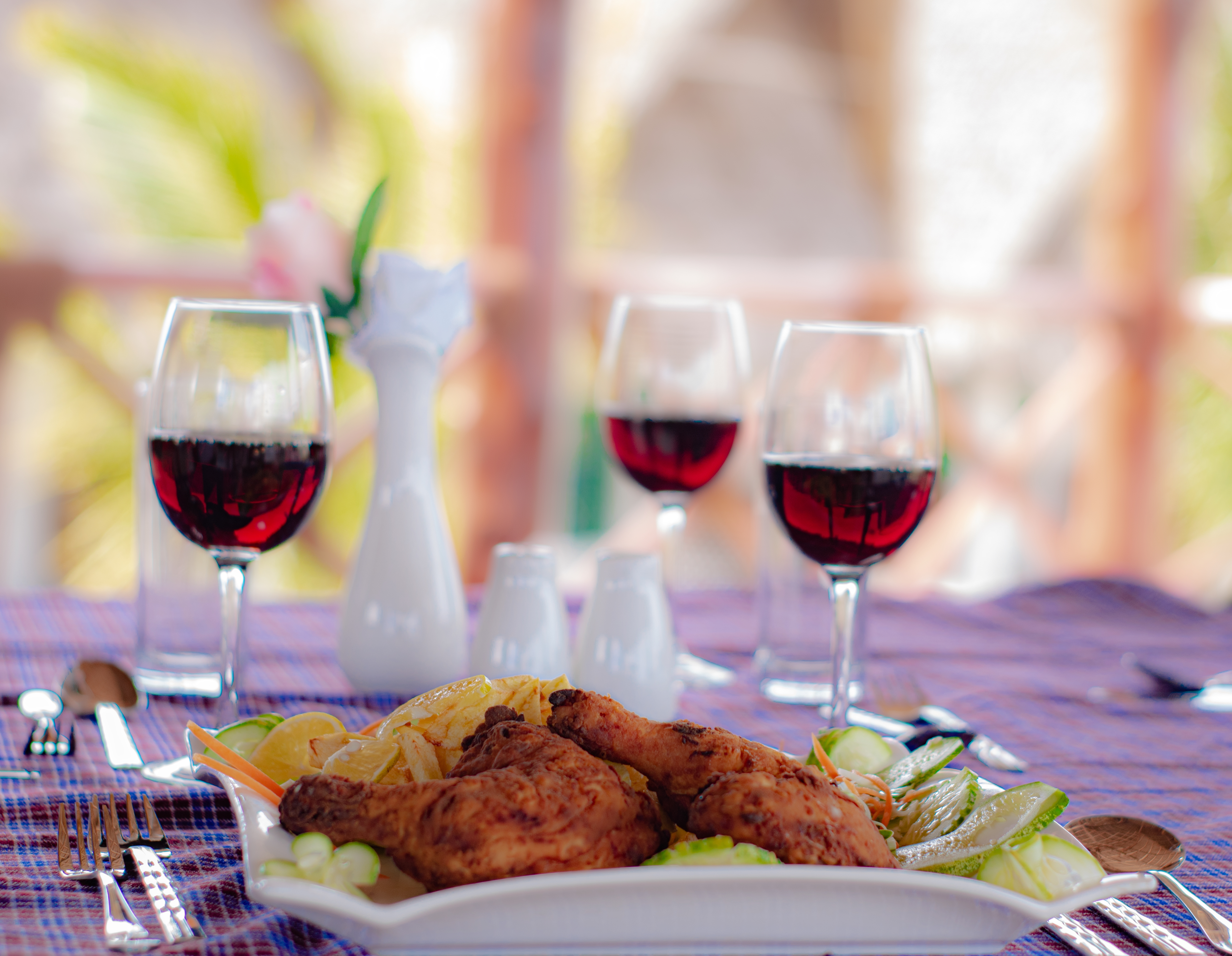 Meal at Jabali Bungalows Lodge